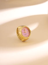 Yellow Chimes gold watch ring - perfect for photoshoots